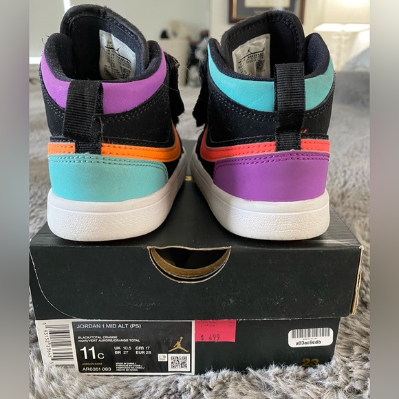 Nike Jordan 1 Mid Alt (ps) 11c - Picture 5 of 7